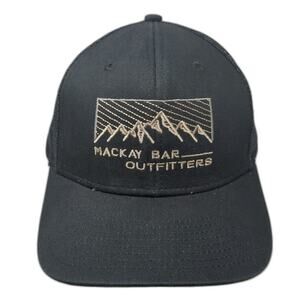 Ouray Trucker Hat Black One Size Mackay Bar Outfitters Mountain Snapback Mesh